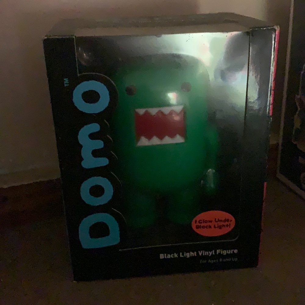 Domo glows under black